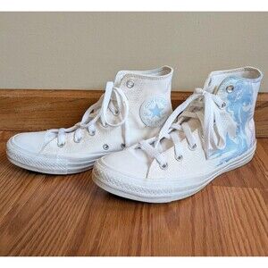 Converse All Star Disney Frozen 2 Movie Elsa Hi-Tops Chuck Taylor Womens Size 8